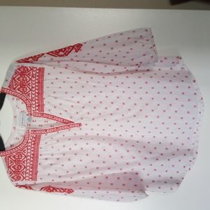 Women's Liz Claiborne top size Medium w/ 3/4 length sleeves